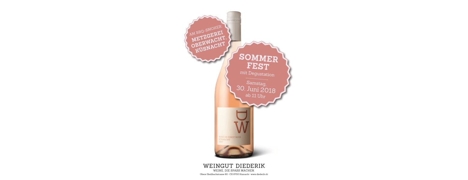 Sommerfest 30. Juni 2018 Weingut Diederik