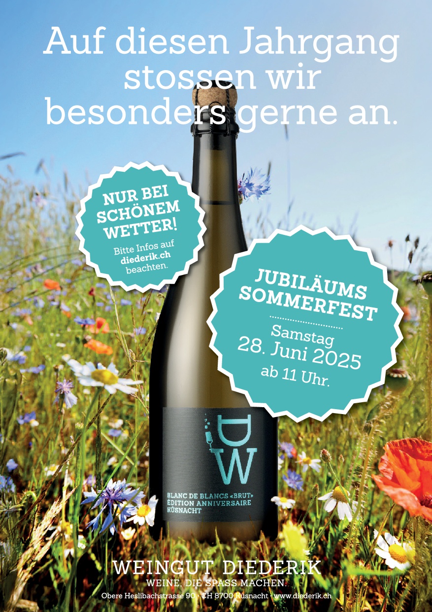 Sommerfest Weingut Diederik Küsnacht 28. Juni 2025